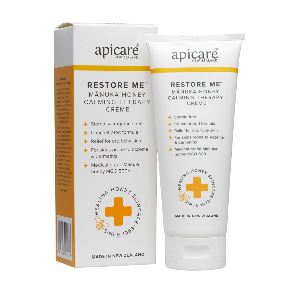 Apicare Restore me Manuka Honey Calming Therapy Creme 200g