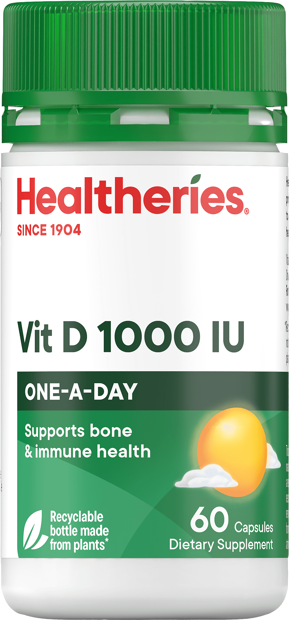 Healtheries 維生素 D 1000 IU 膠囊