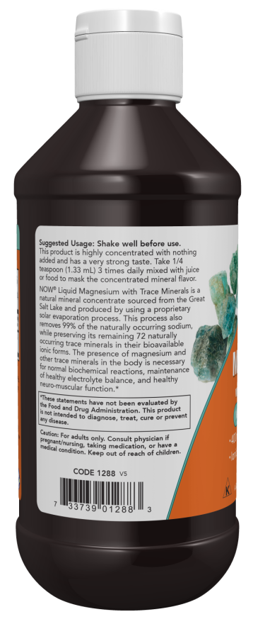 Now牌含微量礦物質的液態鎂 237毫升