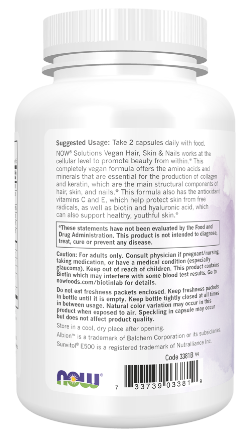 純素護髮護膚護甲膠囊 90粒