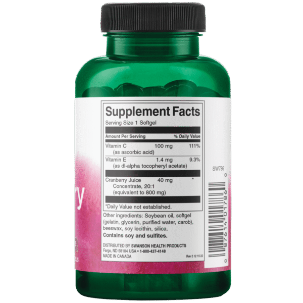 Swanson – 蔓越莓濃縮液 20:1 180公克