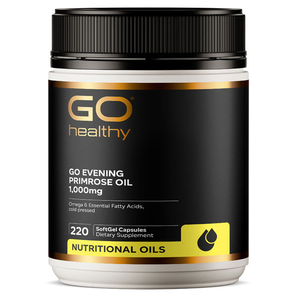 Go Evening Primrose Oil 1000mg Softgel Capsules