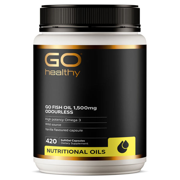 Go Healthy Go 魚油 1500毫克 無味膠囊 420
