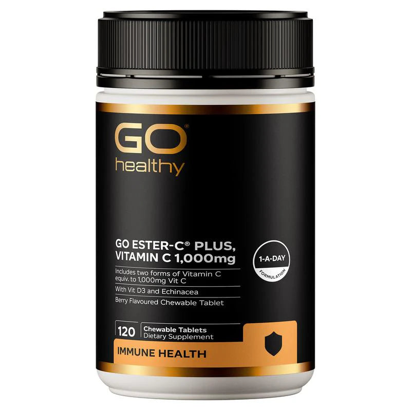 Go healthy Go Ester-C Plus 維生素 C 1000mg 咀嚼錠 120 片