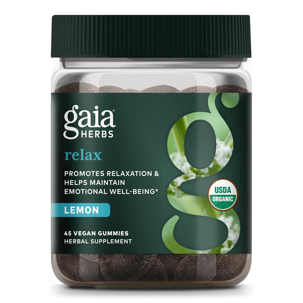 Gaia Herbs 舒緩素食軟糖 檸檬口味 45
