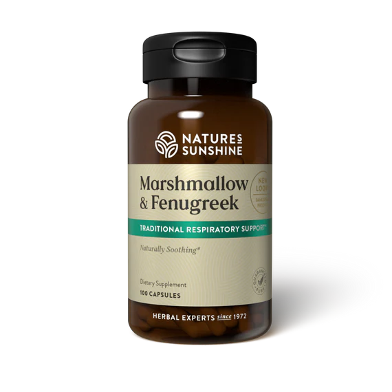 Natures Sunshine Marshmallow & Fenugreek Capsules