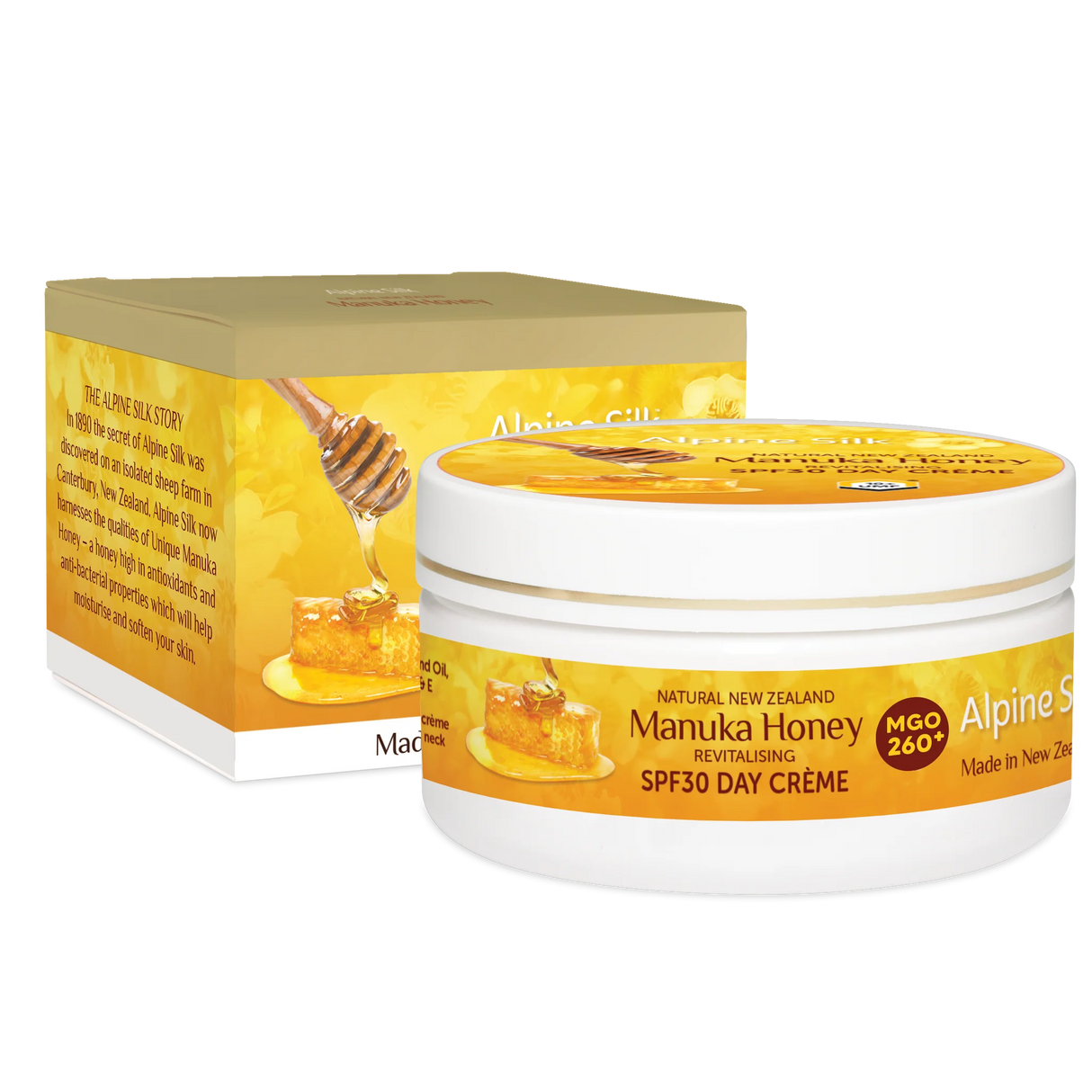 Alpine Silk Manuka Honey SPF30 Day Cream 100g