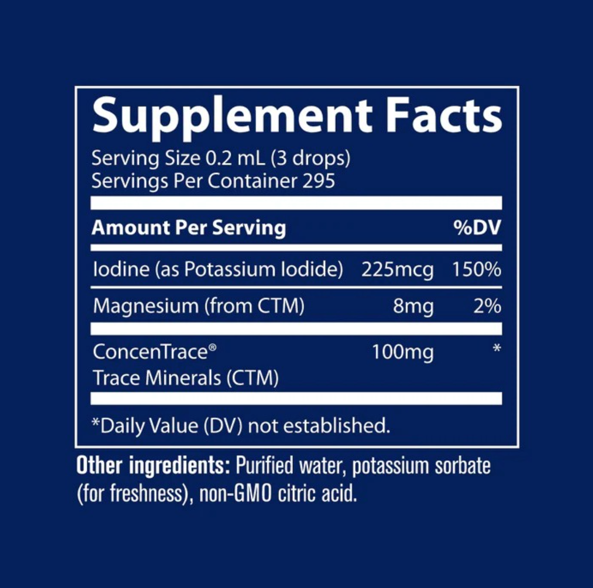 Trace Minerals Ionic Iodine