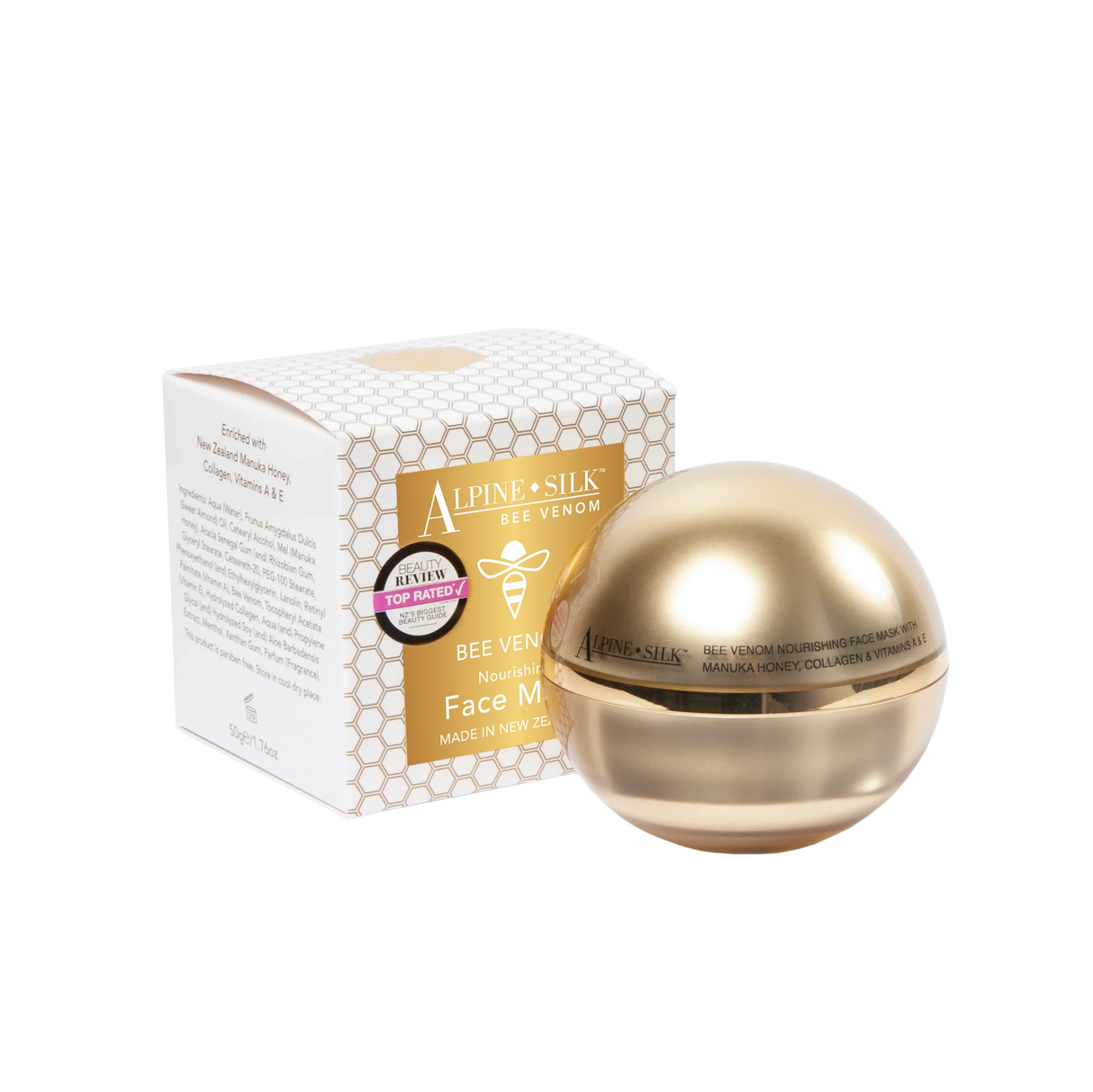 高山蠶絲蜂毒面膜 50克