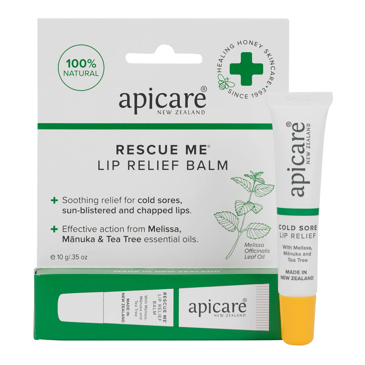 Apicare Cold Sore Lip Relief Balm 10g