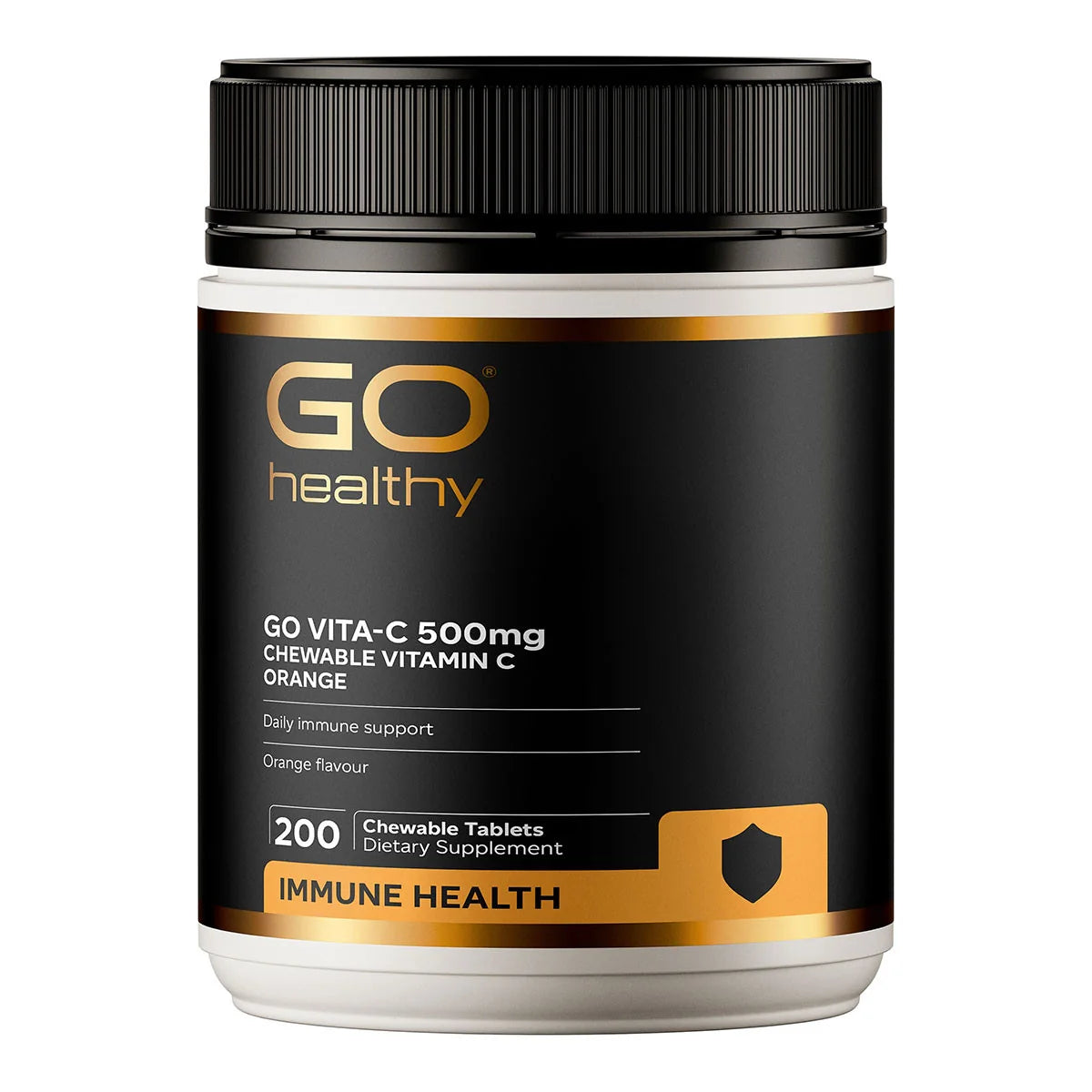 Go Healthy Vita-C 500mg Chewable Tablets (Orange)