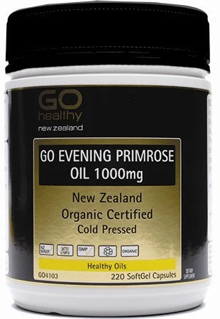 Go Evening Primrose Oil 1000mg Softgel Capsules