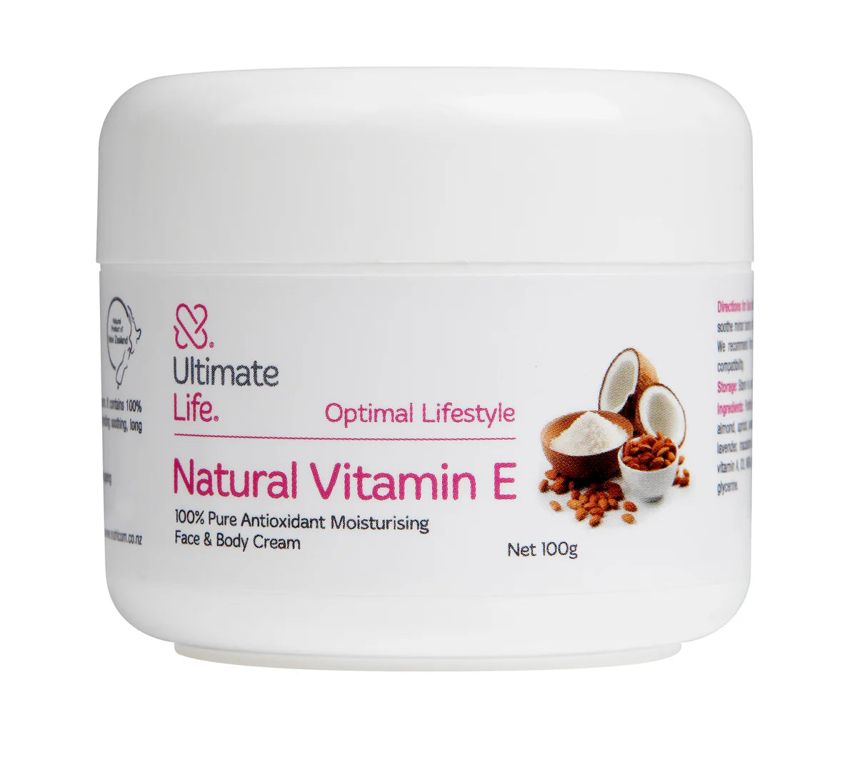 Ultimate Life Natural Vitamin E Cream