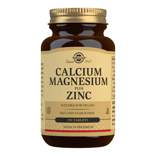 Solgar Calcium Magnesium Plus Zinc Tablets
