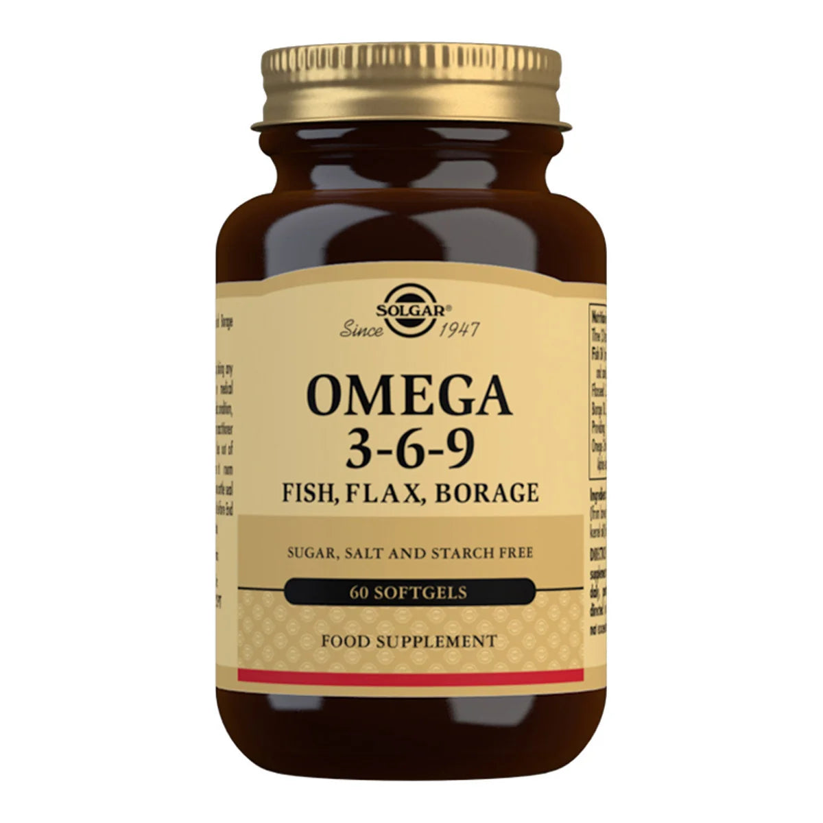 Solgar Omega 3-6-9 Fish, Flax, Borage