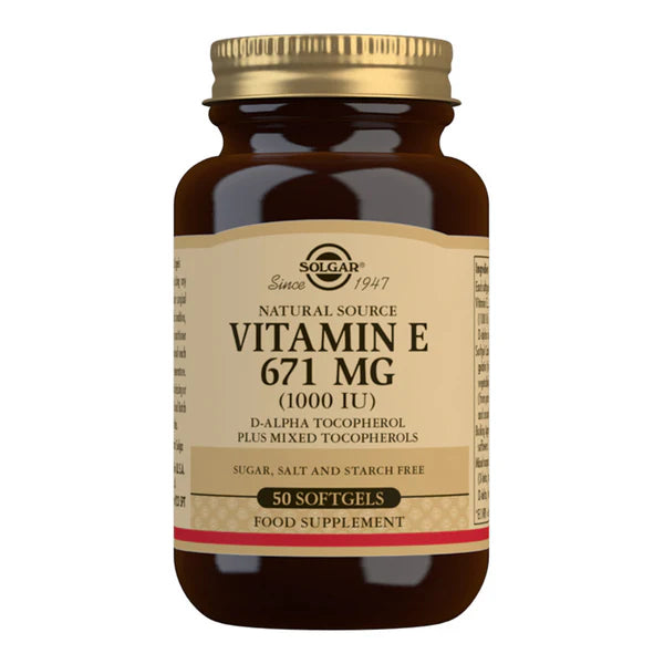 Solgar Vitamin E 671mg (1000iu) Softgels