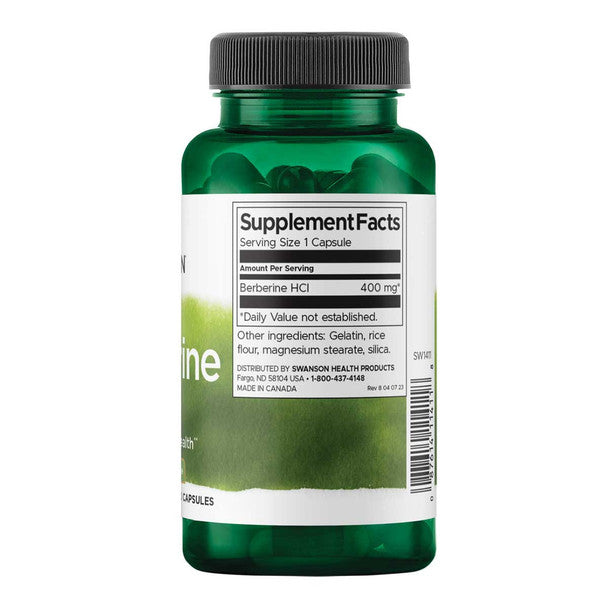 Swanson 鹽酸小蘗鹼膠囊 400毫克 60粒