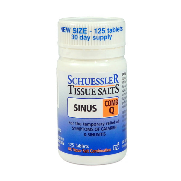 Schuessler Tissue Salt COMB Q Sinus Tablets 125