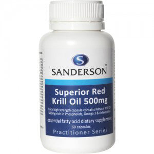 Sanderson 優質紅磷蝦油 500毫克膠囊 60粒