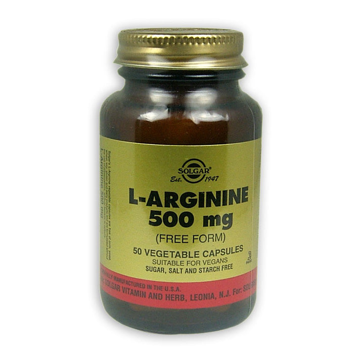 Solgar L-Arginine 500mg Vegecaps