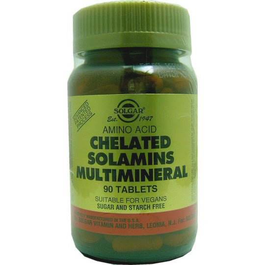 Solgar Chelated Solamins Multimineral Tablets