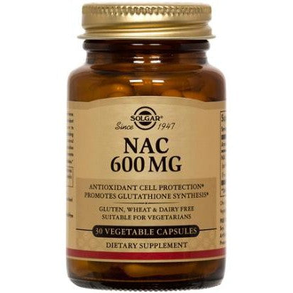 Solgar N-乙醯基-L-半胱氨酸 (NAC) 膠囊 60粒