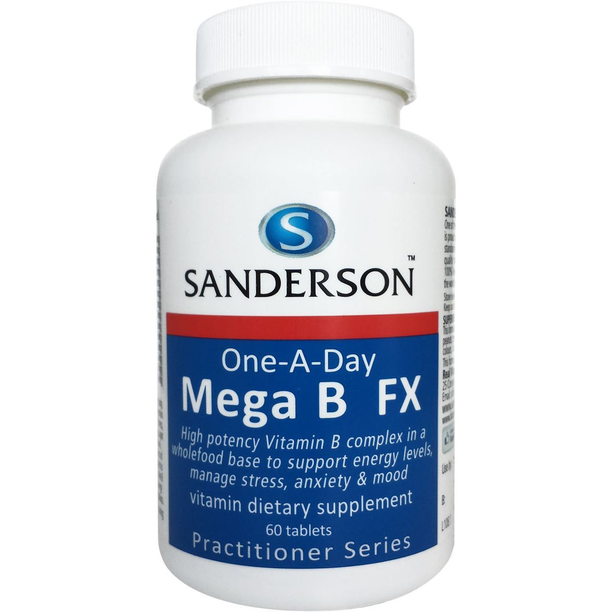 Sanderson 每日一片 Mega B FX 錠劑 60 片