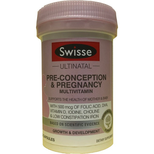 Swisse 備孕及懷孕期間複合維生素膠囊 60粒