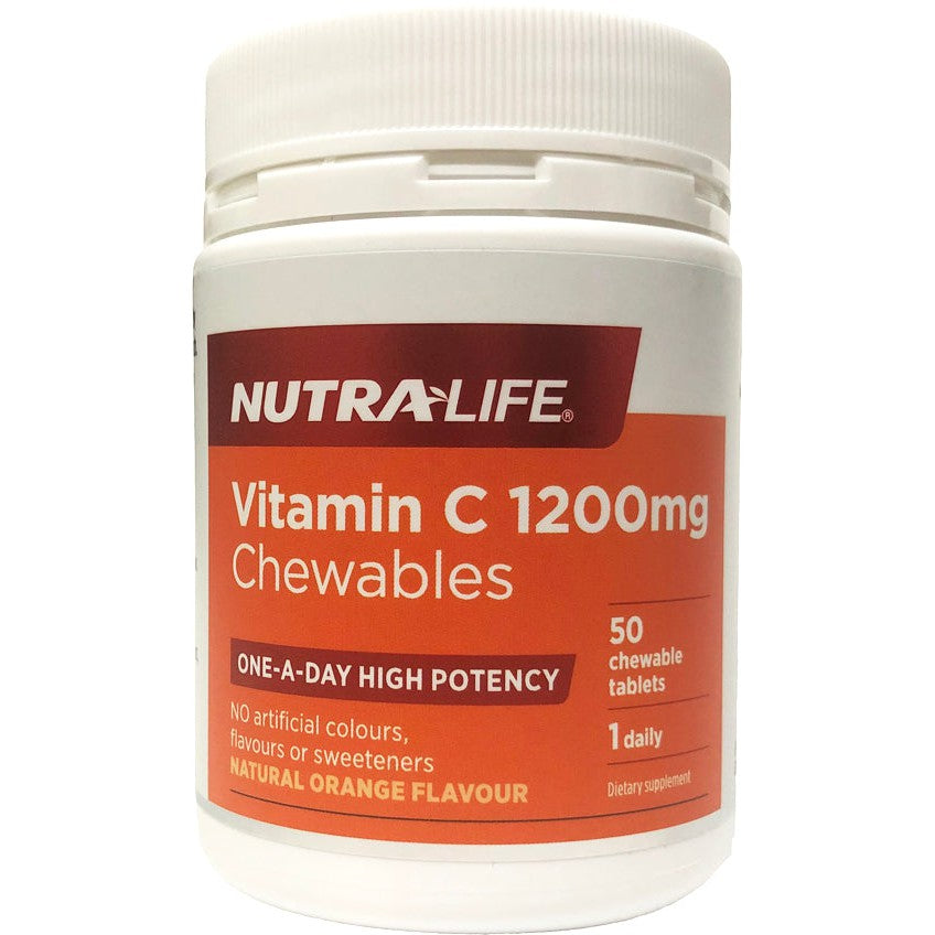 Nutralife 維生素 C 1200 毫克咀嚼錠 50 片