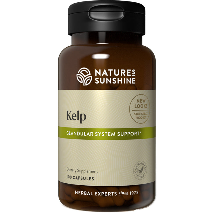 自然陽光海帶525毫克膠囊100粒