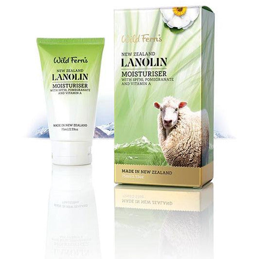 Wild Ferns羊毛脂保濕霜SPF30 - 75毫升(新品)