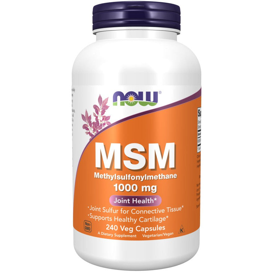 現推出 MSM 素食膠囊,1000 毫克,120 粒裝