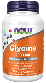 Now Glycine 1000毫克素食膠囊 100粒