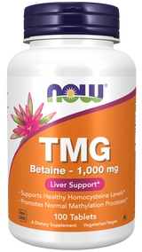 現在有1000毫克TMG片劑，100片裝。