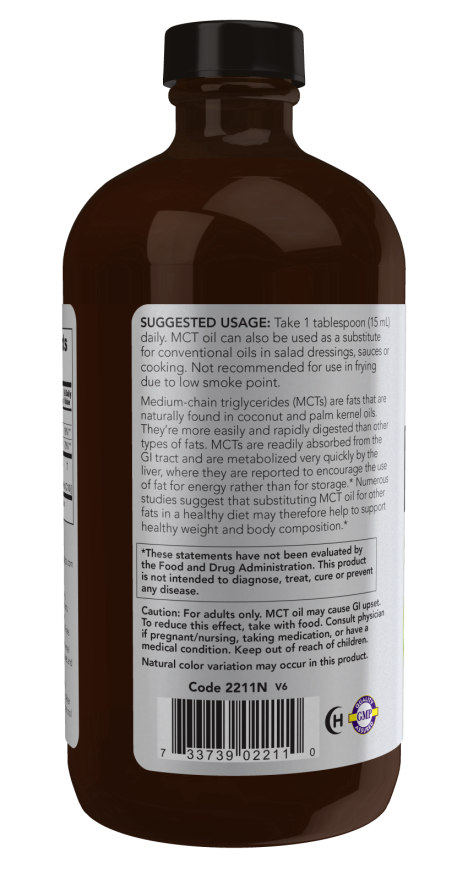 現推出 MCT 純油，473 毫升玻璃瓶裝