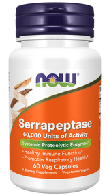 現推出 Serrapeptase 素食膠囊 60 片