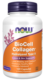 Now BioCell Collagen Hydrolyzed Type II Capsules 120