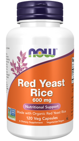 Now Red Yeast Rice 600 mg Veg Capsules 120