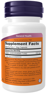 Now 7-KETO® 100 mg Veg Capsules 60