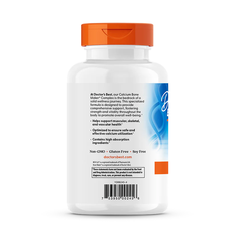 Doctor's Best 鈣骨生成複合物（含MCHCal和VitaMK7）膠囊 180粒