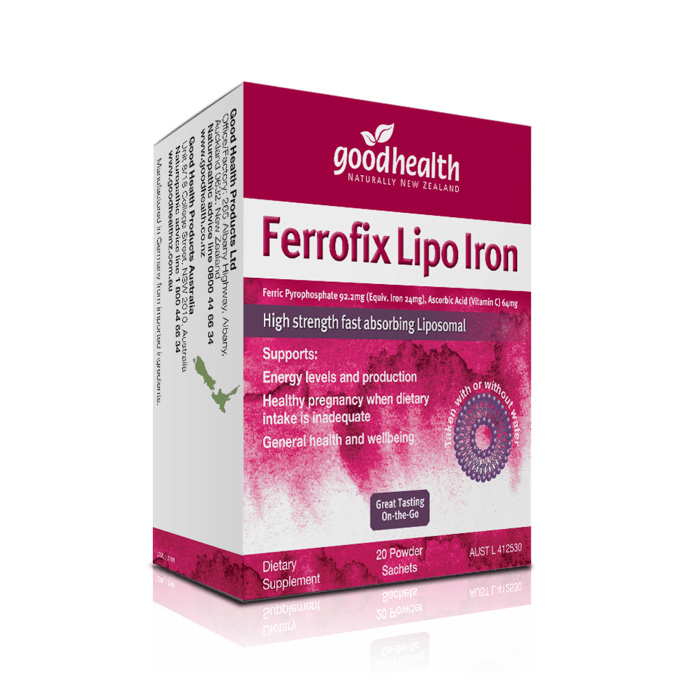 Goodhealth Ferrofix Lipo 鐵劑沖劑 20 袋