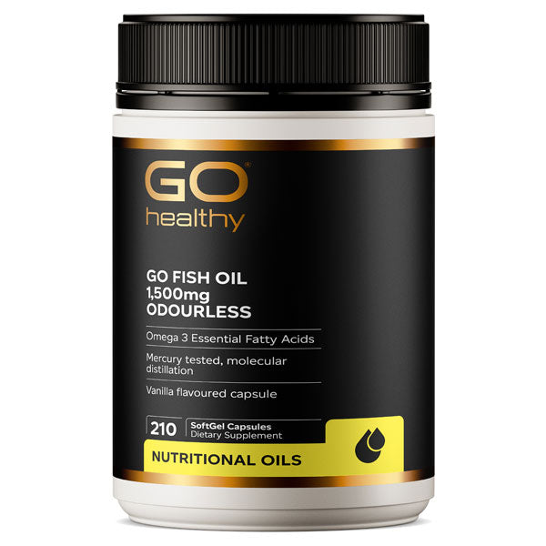 Go Healthy Go 魚油 1500mg 無味軟膠囊