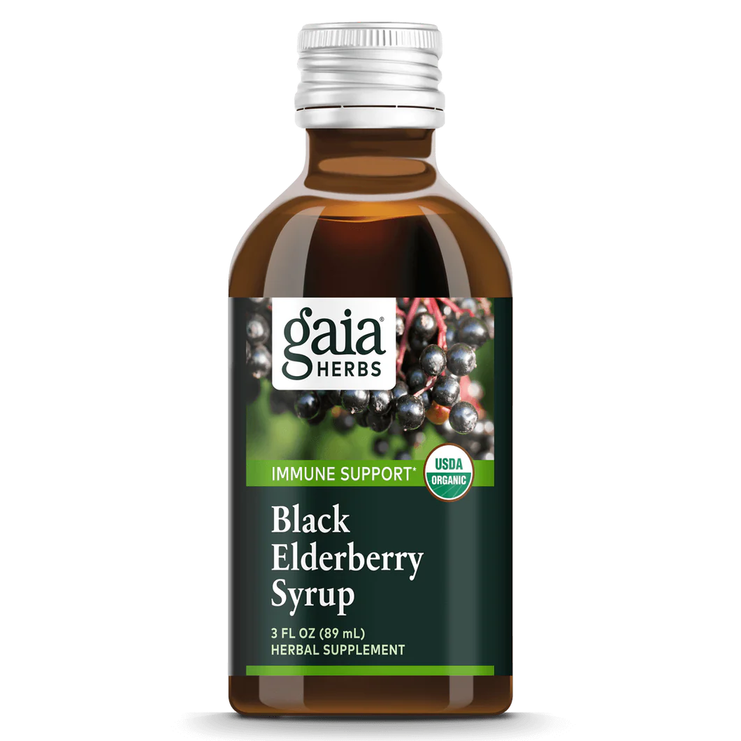 Gaia Herbs 黑接骨木漿果糖漿 89毫升