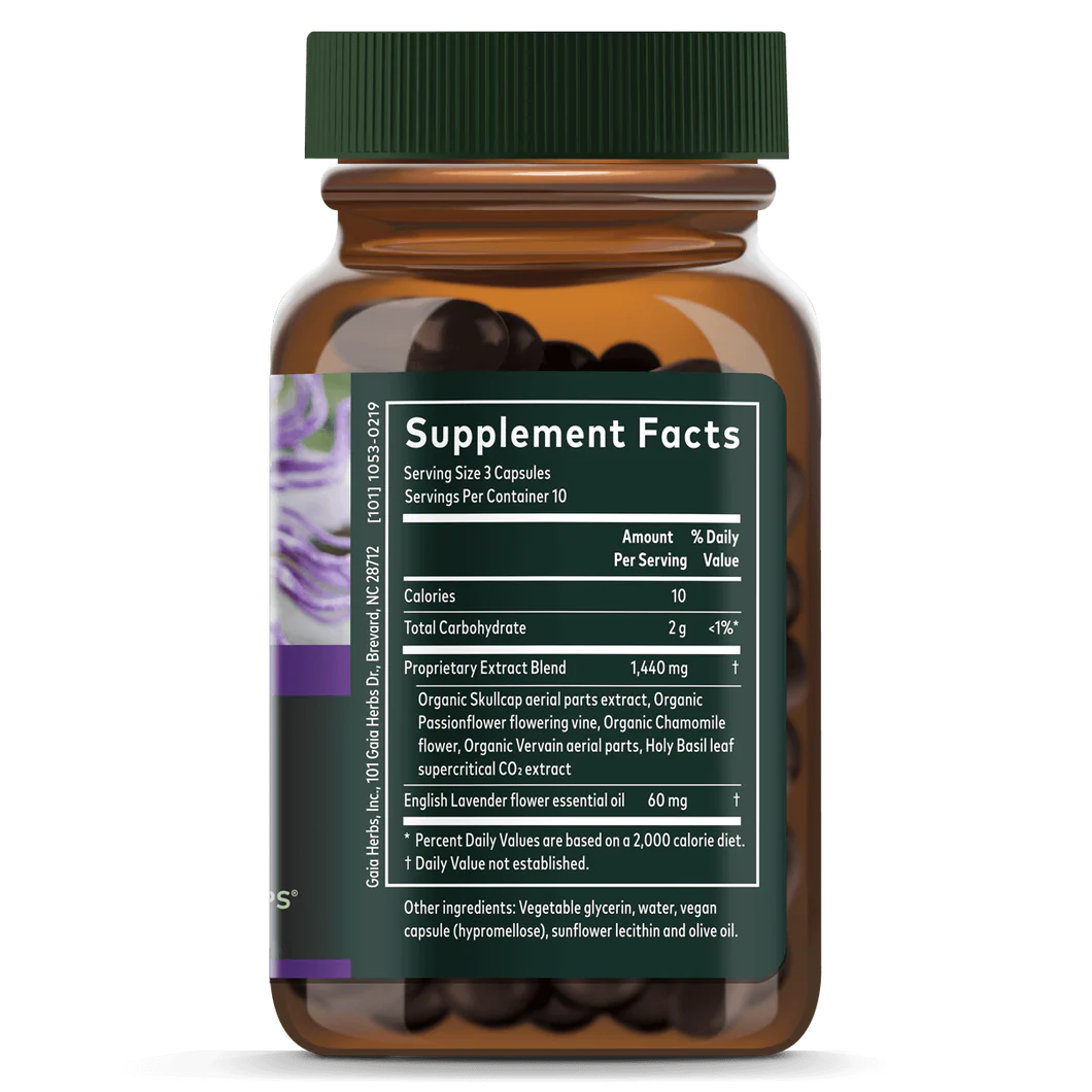 Gaia Herbs Calm ASAP 30粒純素液體植物膠囊