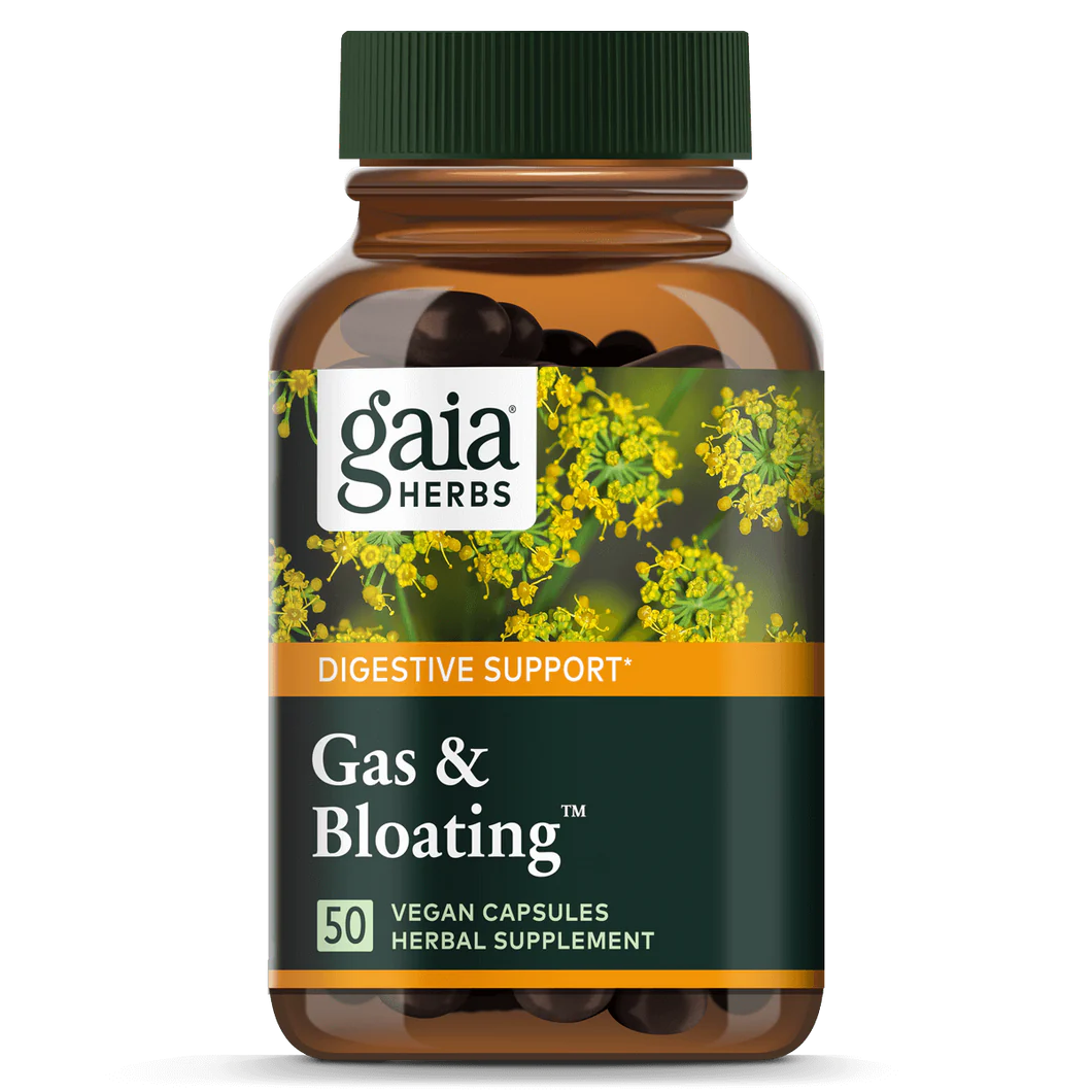 Gaia Herbs 緩解脹氣和腹脹的素食膠囊 50粒