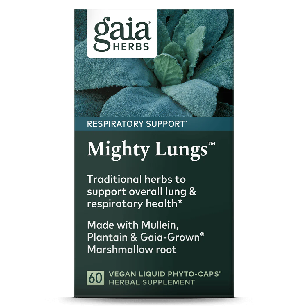 Gaia Herbs 強健肺部素食膠囊 60粒