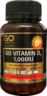 Go Vitamin D3 1000iu Vegecaps 90