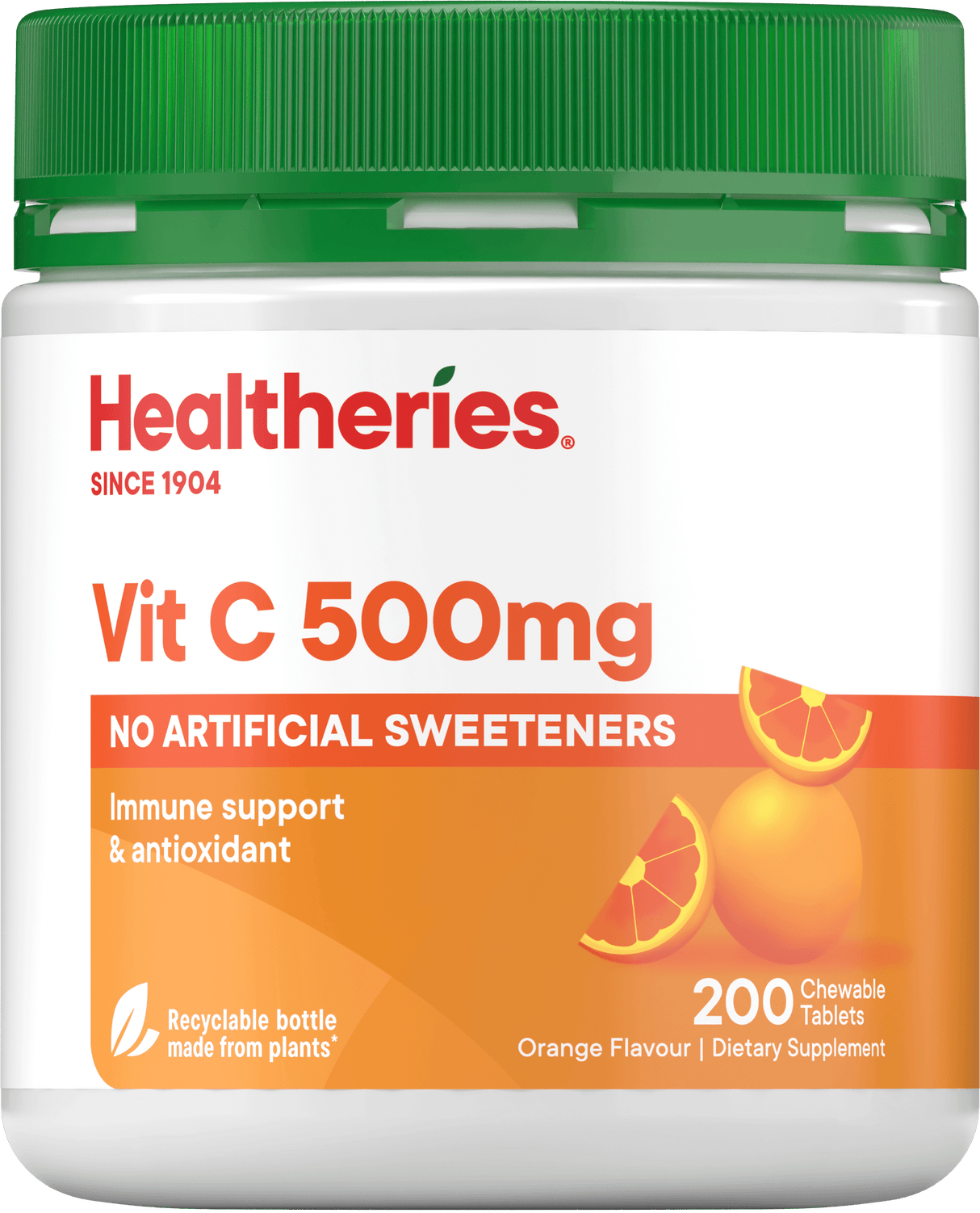 Healtheries 維生素C 500毫克咀嚼錠（橙口味）