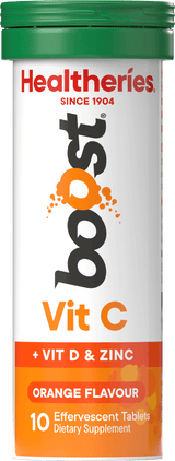 Healtheries Boost 柳橙口味泡騰維他命C