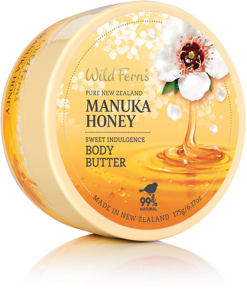 Wild Ferns Manuka Honey Sweet Indulgence Body Butter 175g (New)
